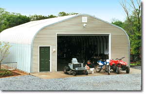 Steel Residential Garage Building